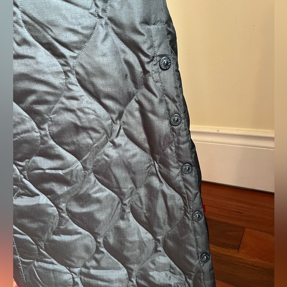A-line quilted midi skirt - Picture 3 of 4